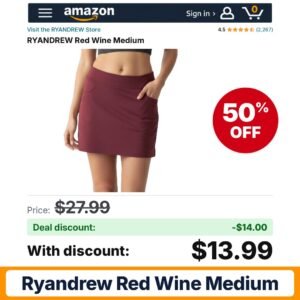 RYANDREW Red Wine Medium – 50% off