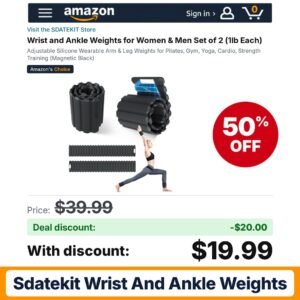 SDATEKIT Wrist and Ankle Weights – 50% off