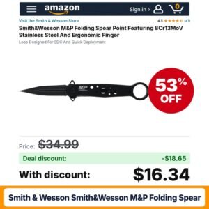Smith & Wesson Smith&Wesson M&P Folding Spear – 53% off