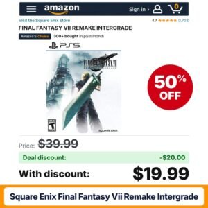 Square Enix FINAL FANTASY VII REMAKE INTERGRADE – 50% off