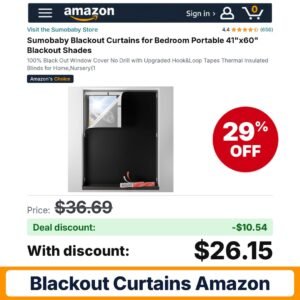Sumobaby Blackout Curtains – 29% off