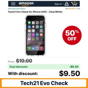 Tech21 Evo Check 6/6S – 50% off