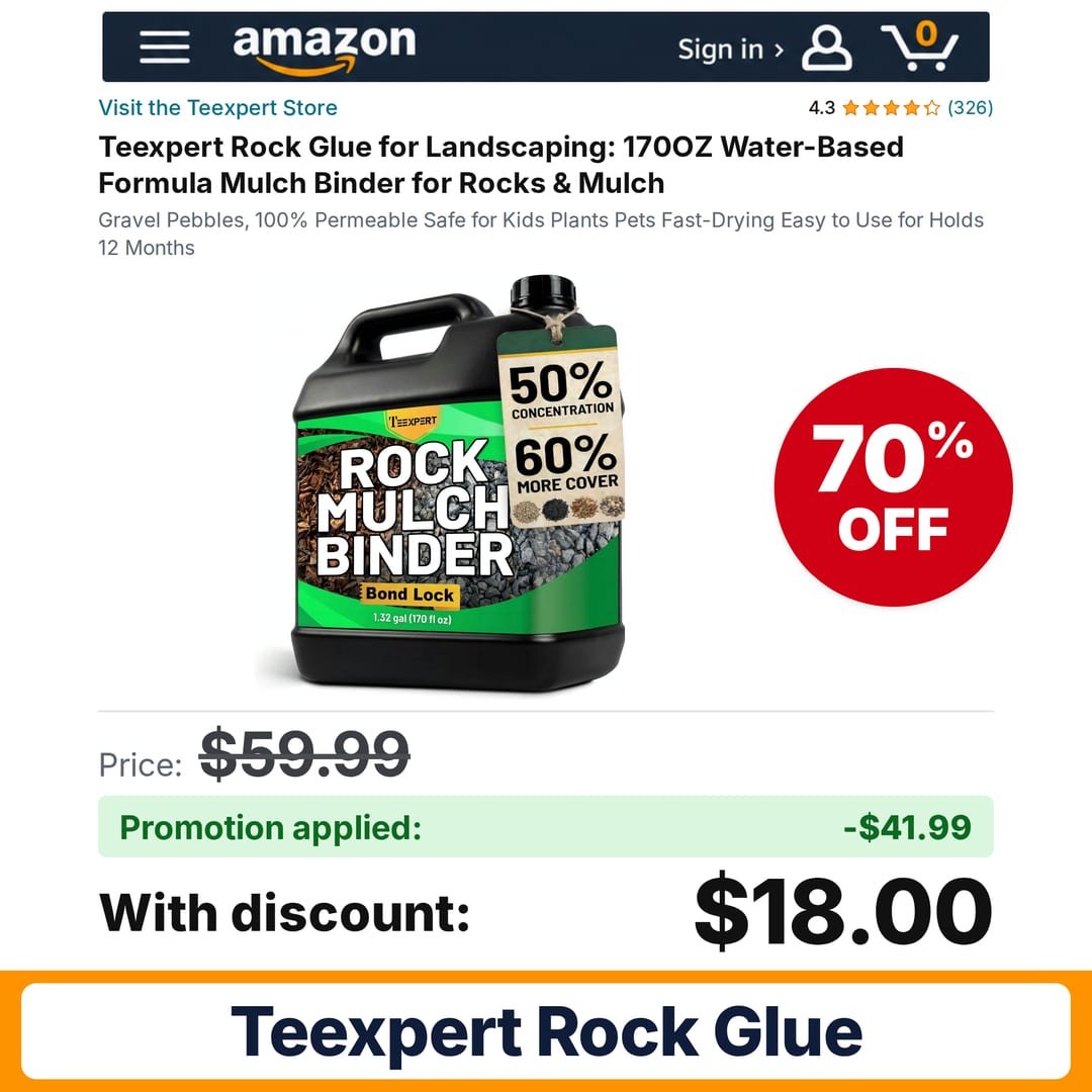 Teexpert Rock Glue Amazon promo code 1IERQOUA – 70% off