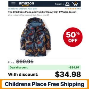 The Children's Place 3T – 50% off