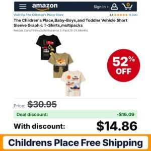 The Children's Place – 52% off