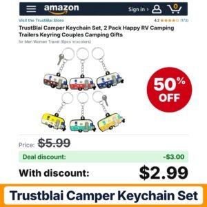 TrustBlai Camper Keychain Set – 50% off