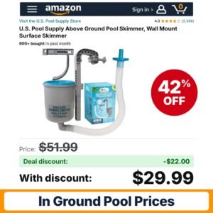 U.S. Pool Supply Above Ground Pool Skimmer – 42% off