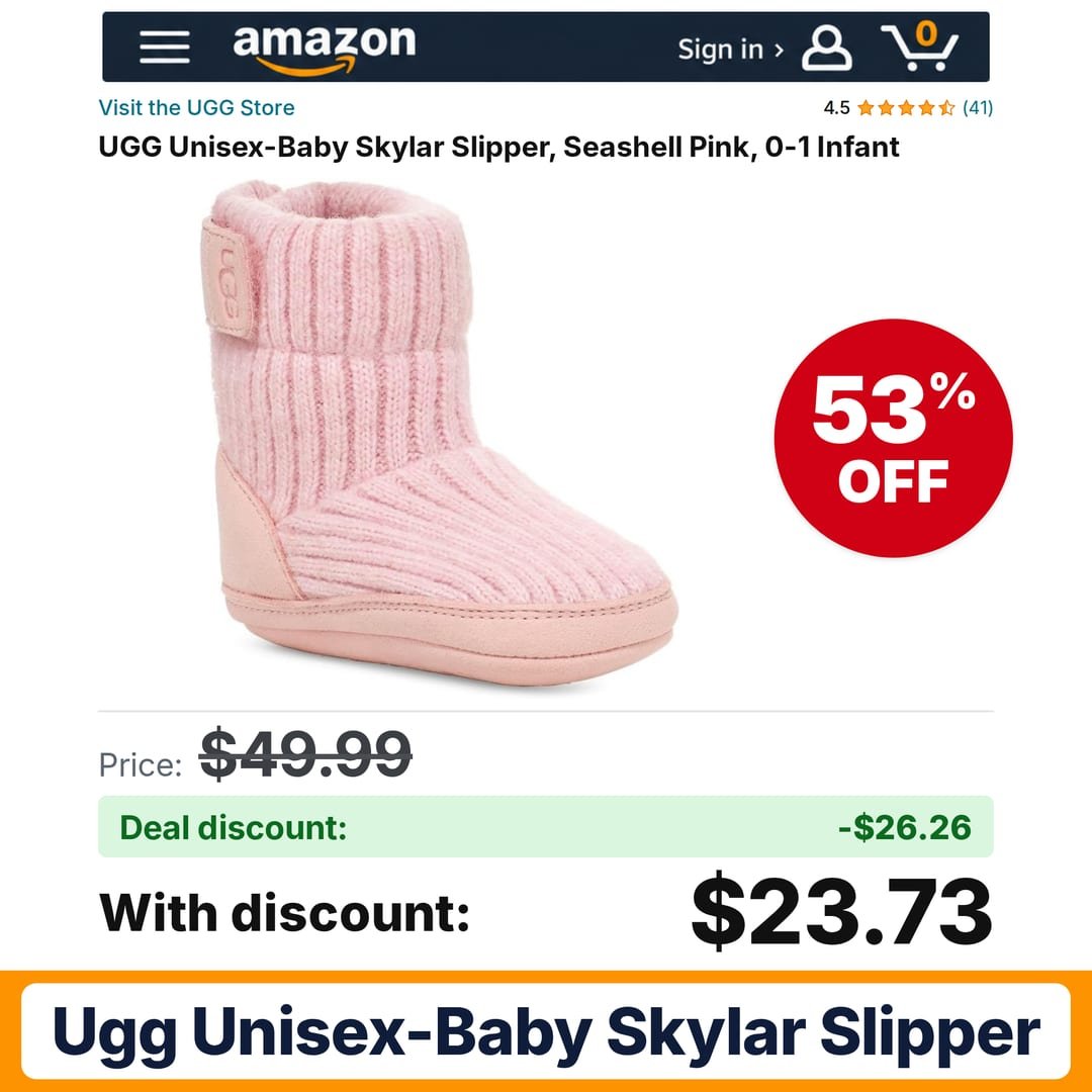 UGG Unisex-Baby Skylar Slipper – 53% off