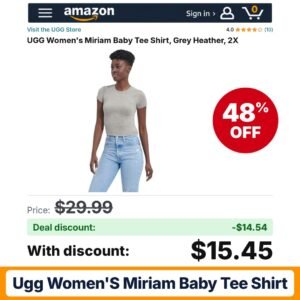 UGG Women's Miriam Baby Tee Shirt – 48% off