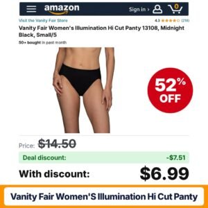 Vanity Fair Women's Illumination Hi Cut Panty – 52% off