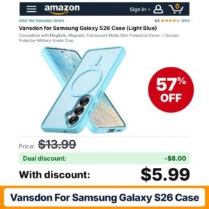 Vansdon for Samsung Galaxy S26 Case – 57% off