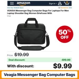 VEAGIA Messenger Bag Computer Bags – 50% off
