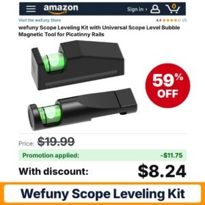 wefuny Scope Leveling Kit Amazon promo code 72K2026 – 59% off