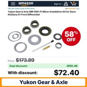 Yukon Gear & Axle 60/Dana – 58% off