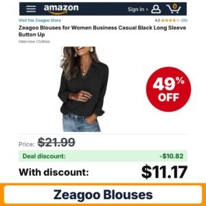 Zeagoo Blouses – 49% off